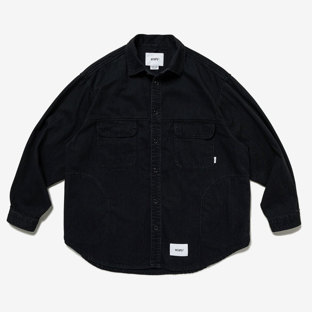 トップス WTAPS WCPO LS COTTON DENIM INDIGO 04 WTAPS WCPO LS COTTON DENIM INDIGO 04