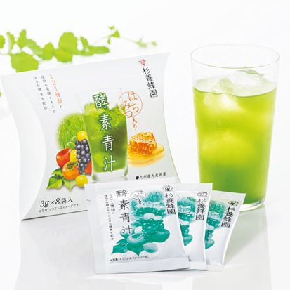 🎉好食誌- 嚴選🎉> 日本杉養蜂園蜂蜜酵素青汁(3g×8袋) 補充日常蔬菜的