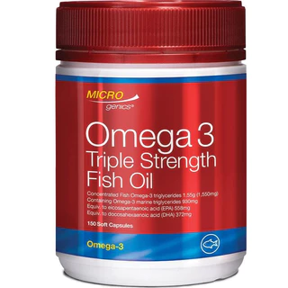 AussieBuy🌸澳洲代購代買🌸 MIRCO三倍濃縮魚油 3倍濃縮 三倍魚油 無腥味魚油 150顆EPA558