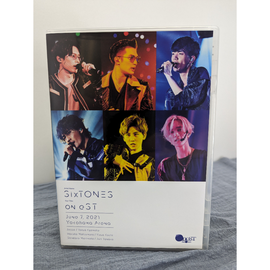 二手-接近新品】日版SixTONES 演唱會「on eST」Blu-ray 藍光BD 通常盤