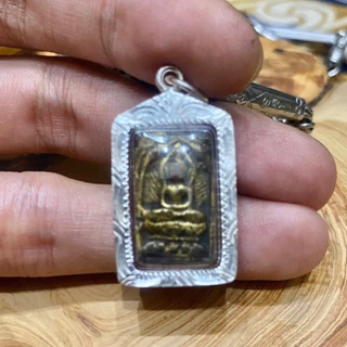 📿九大聖僧神通第一龍婆蜀⚜️蘇拉薩米百年小古佛崇迪⚜️純銀殼圖鑑版📖