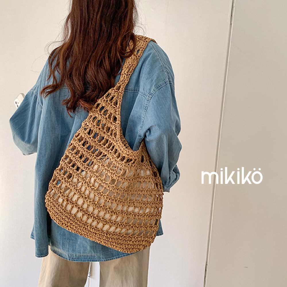 B21037-Straw Bag 草編包 main image 0