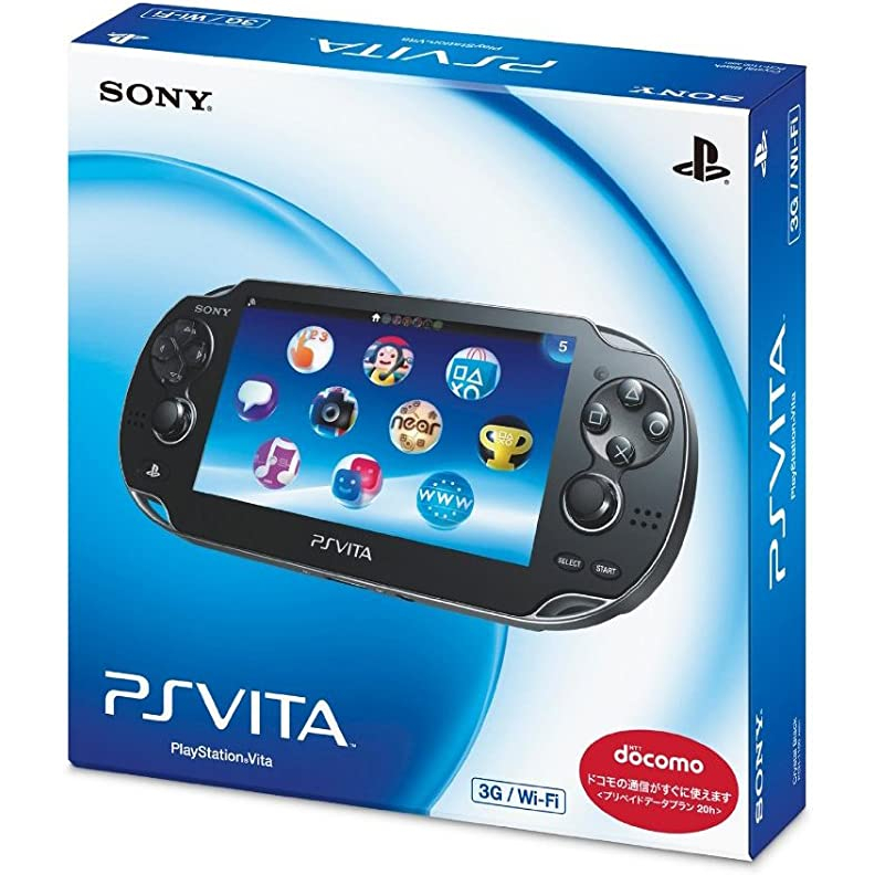 全新未開封】PlayStation Vita 3G/Wi-Fi 型號水晶黑限量版(PCH