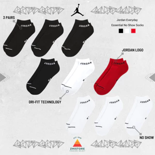 【ZhiStore】Nike Air Jordan【三雙一組】短襪 踝襪 襪子 DX9656-010 100 902