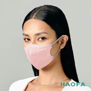 HAOFA氣密型99%防護醫療N95口罩-緋櫻粉(30入)