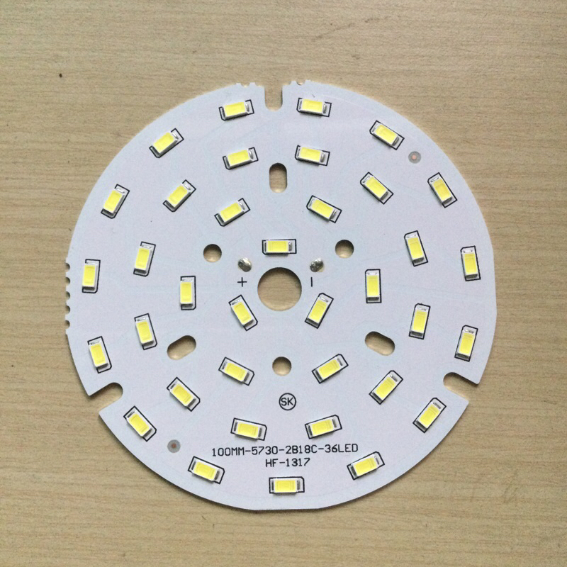 高亮度LED白光燈板-36燈18W鋁基板-DIY改裝零件-直徑10公分 | 蝦皮購物