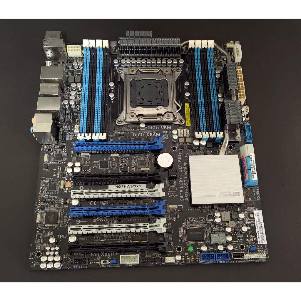 故障！可過電不開機 華碩伺服器主機板 P9X79 WS/SYS (2011 X79 DDR3 SATA3 USB3.0) | 蝦皮購物