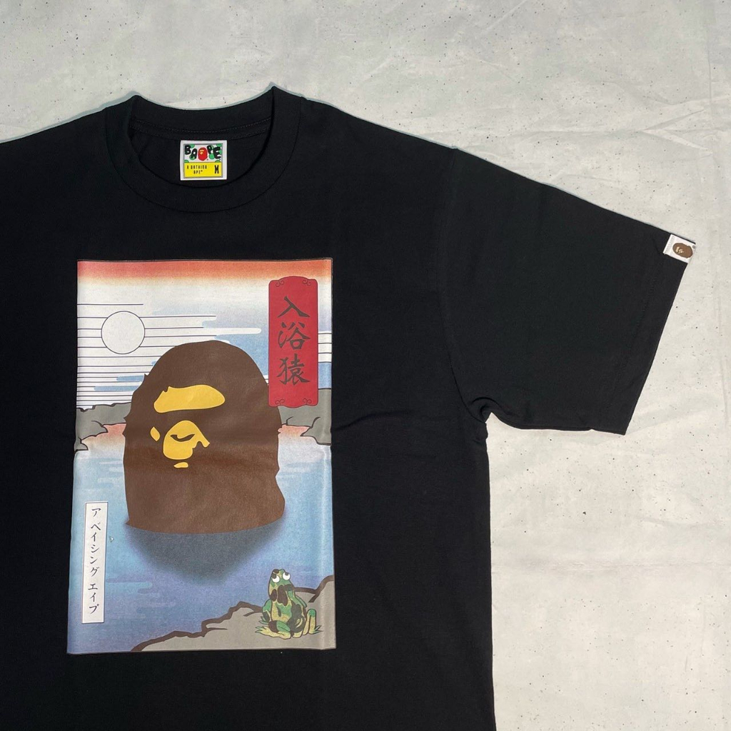 ☆AirRoom☆【現貨】BAPE JAPAN A BATHING APE TEE 入浴 猿人短T 大頭 | 蝦皮購物