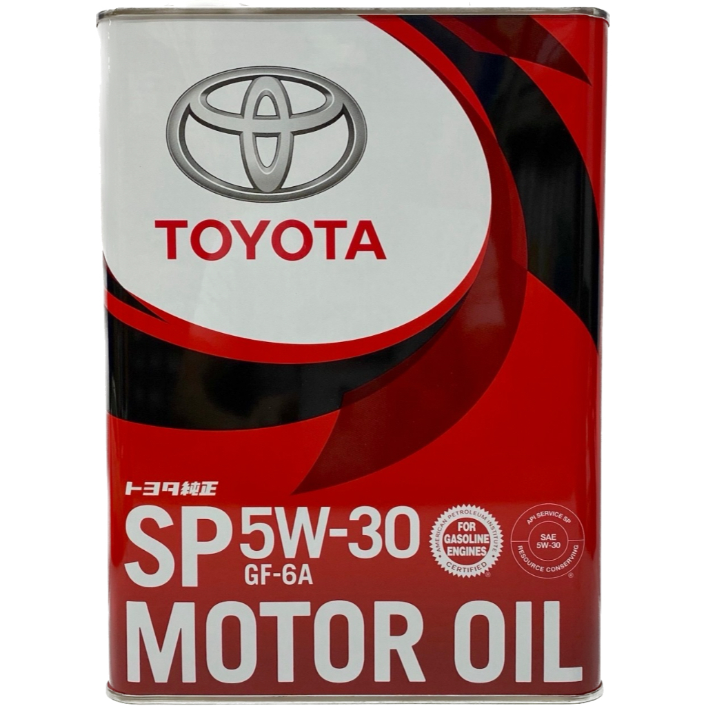 TOYOTA SP 5W-30 5W30 GF-6A 日本4L鐵罐 豐田機油 0888013705 U 1240 伊昇 | 蝦皮購物