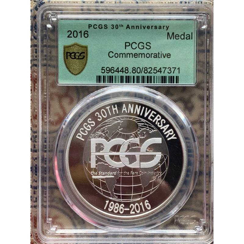 2016年PCGS評級公司成立30周年紀念章 | 蝦皮購物