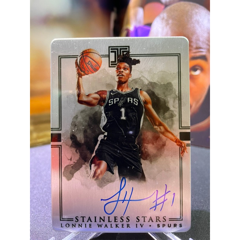 Lonnie Walker IV 限量99張新人年RC卡面簽名卡頂級白國寶系列鐵板卡 