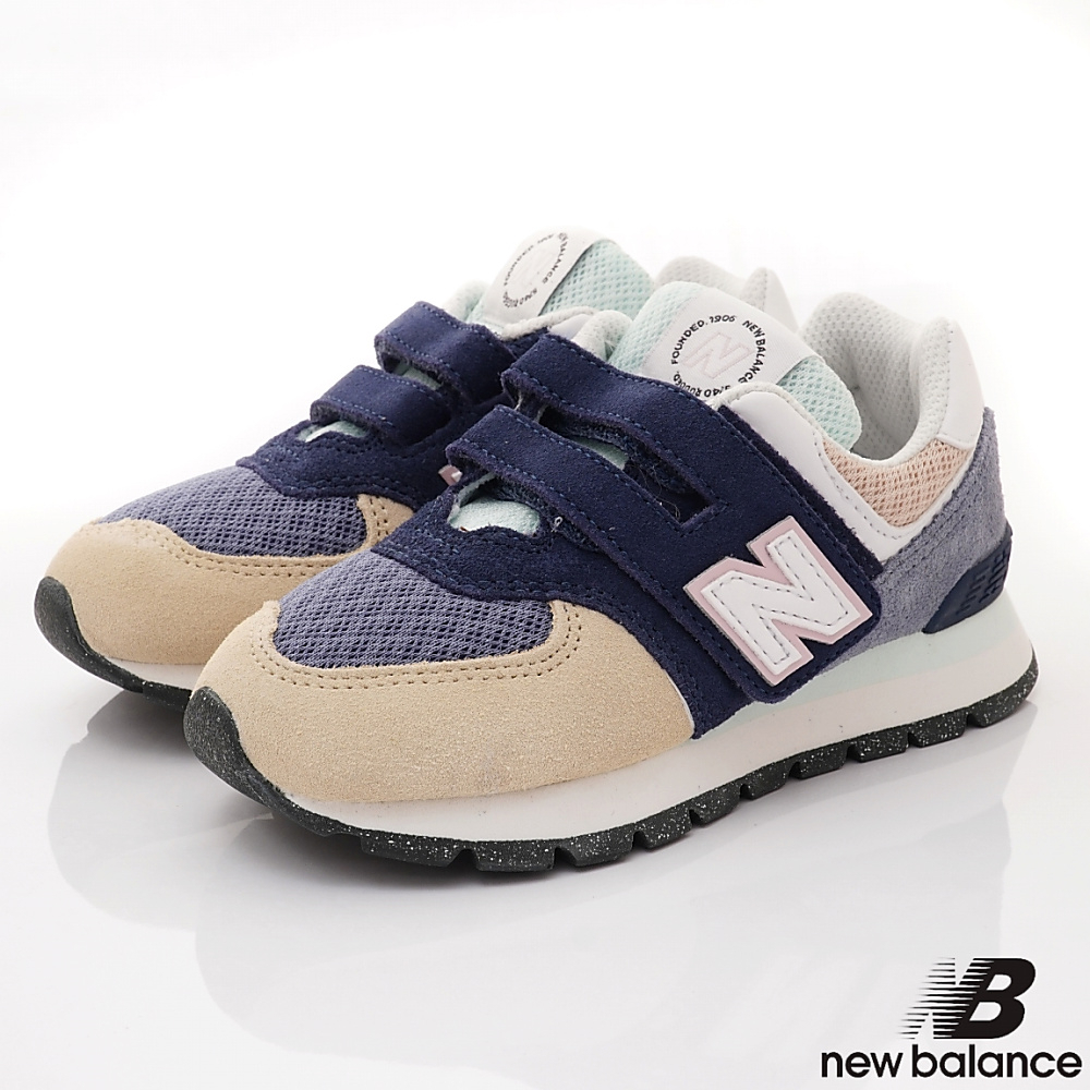 New Balance<經典款運動鞋PV574DN2卡其藍(中小童段)17-21cm