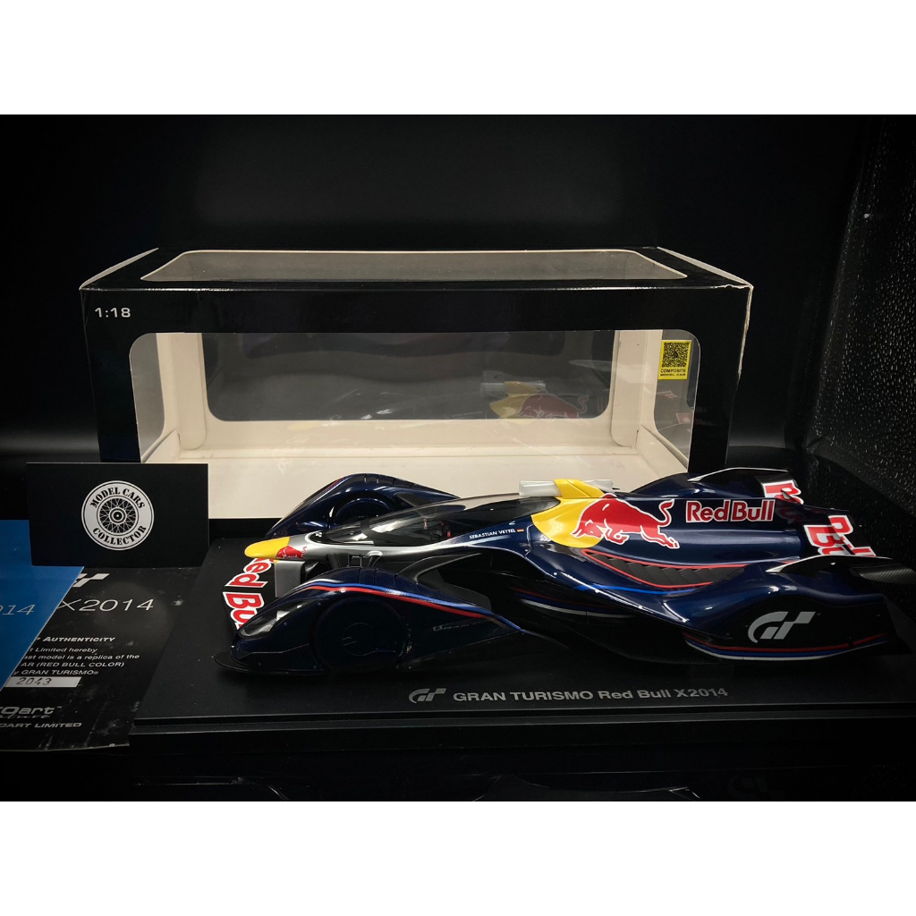 收藏模人】Autoart X2014 Gran Turismo Red Bull Fan Car 1:18 1/18