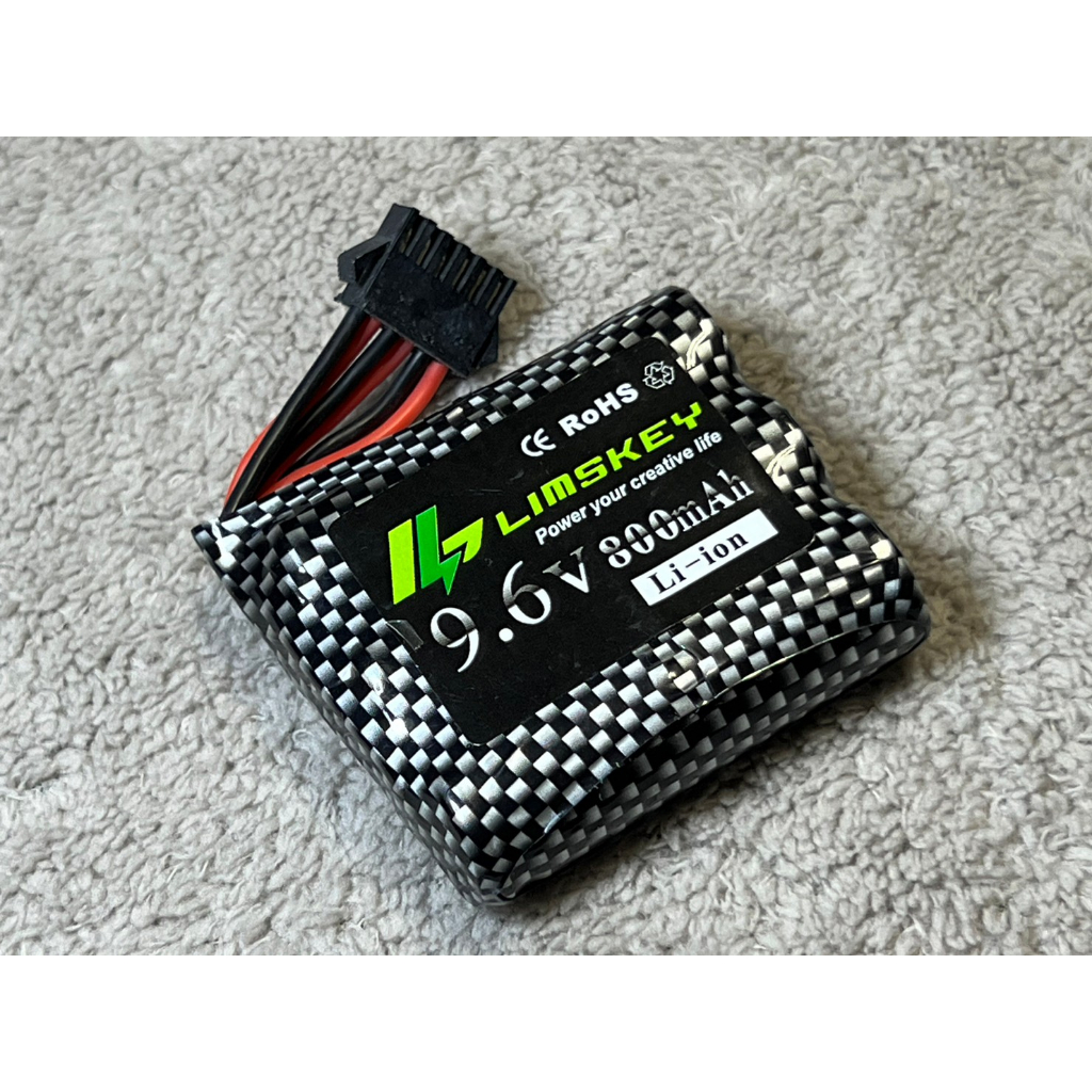 Lot De 2 Batteries Li-Po 9.6V 800mAh 25C Pour Voitures RC S911/S912 – Accessoire Haute Performance – Compatible Avec Plusieurs Modèles