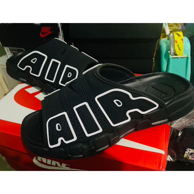 小吳嚴選NIKE AIR MORE UPTEMPO SLIDE 男版現貨us 9 號| 蝦皮購物