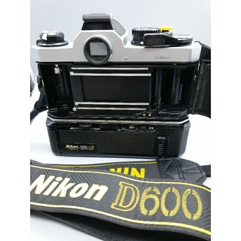 💯💥FM2銀經典機械底片相機+Nikon Ai 50mm F1.4+MD-12電動捲片連拍手握