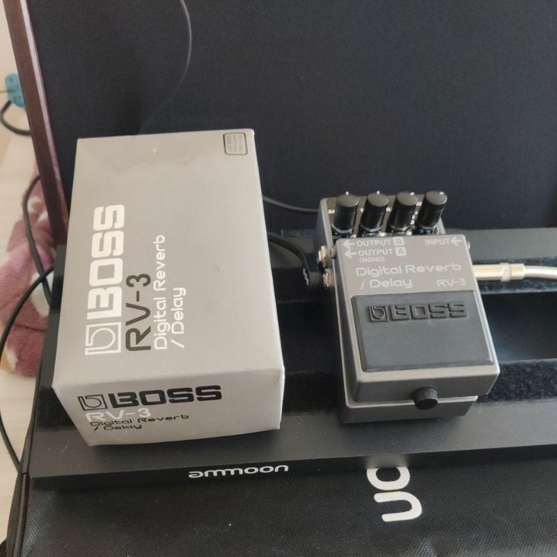 boss經典，超有味道多功能 RV-3 Digital Reverb /Delay，有試聽，已經停產的型號，盒書全 | 蝦皮購物