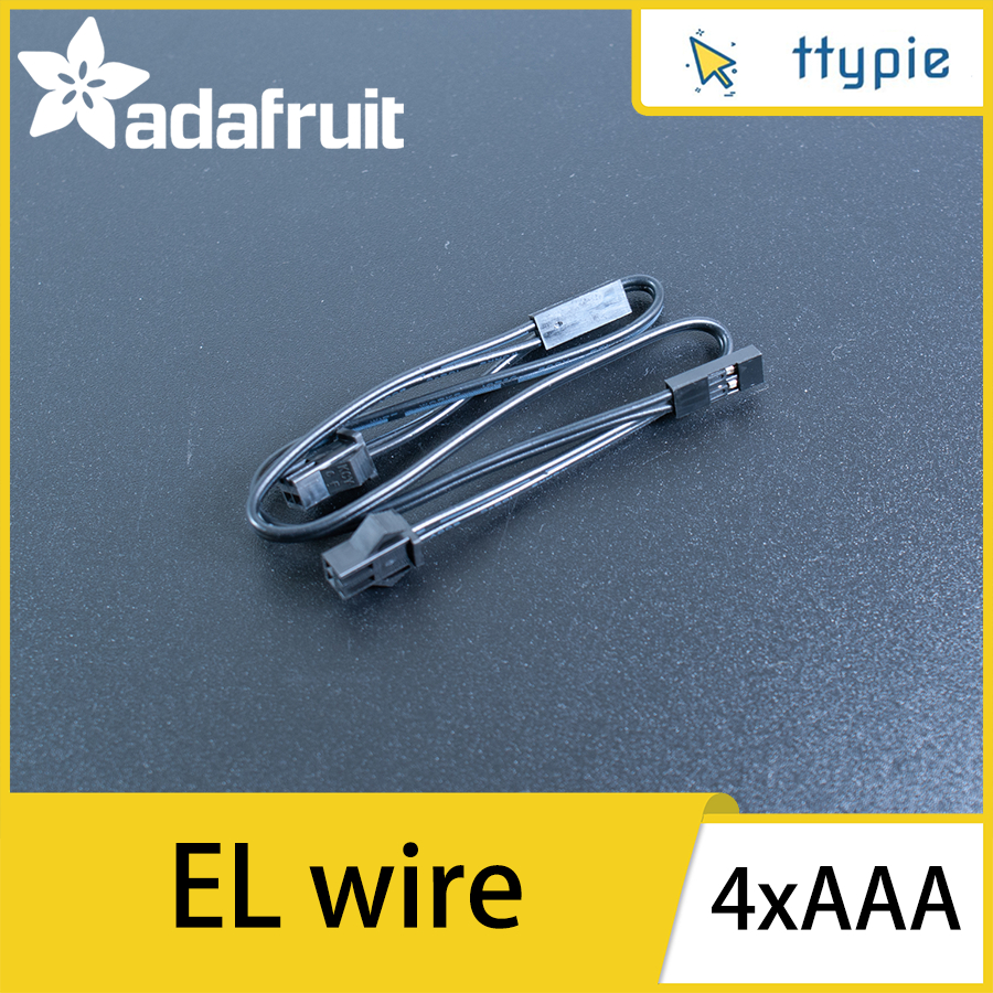 【現貨含稅附發票可統編】Adafruit EL wire 4xAAA 電纜線 電線 逆變器 原裝進口 | 蝦皮購物