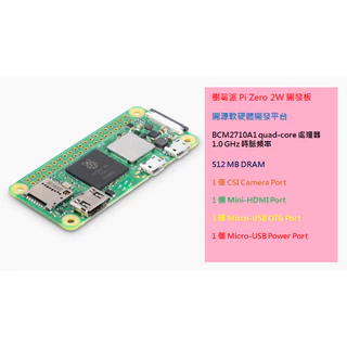 樹莓派 Raspberry Pi Zero 2W  適用於mmWave 雷達物聯網( IoRadar )