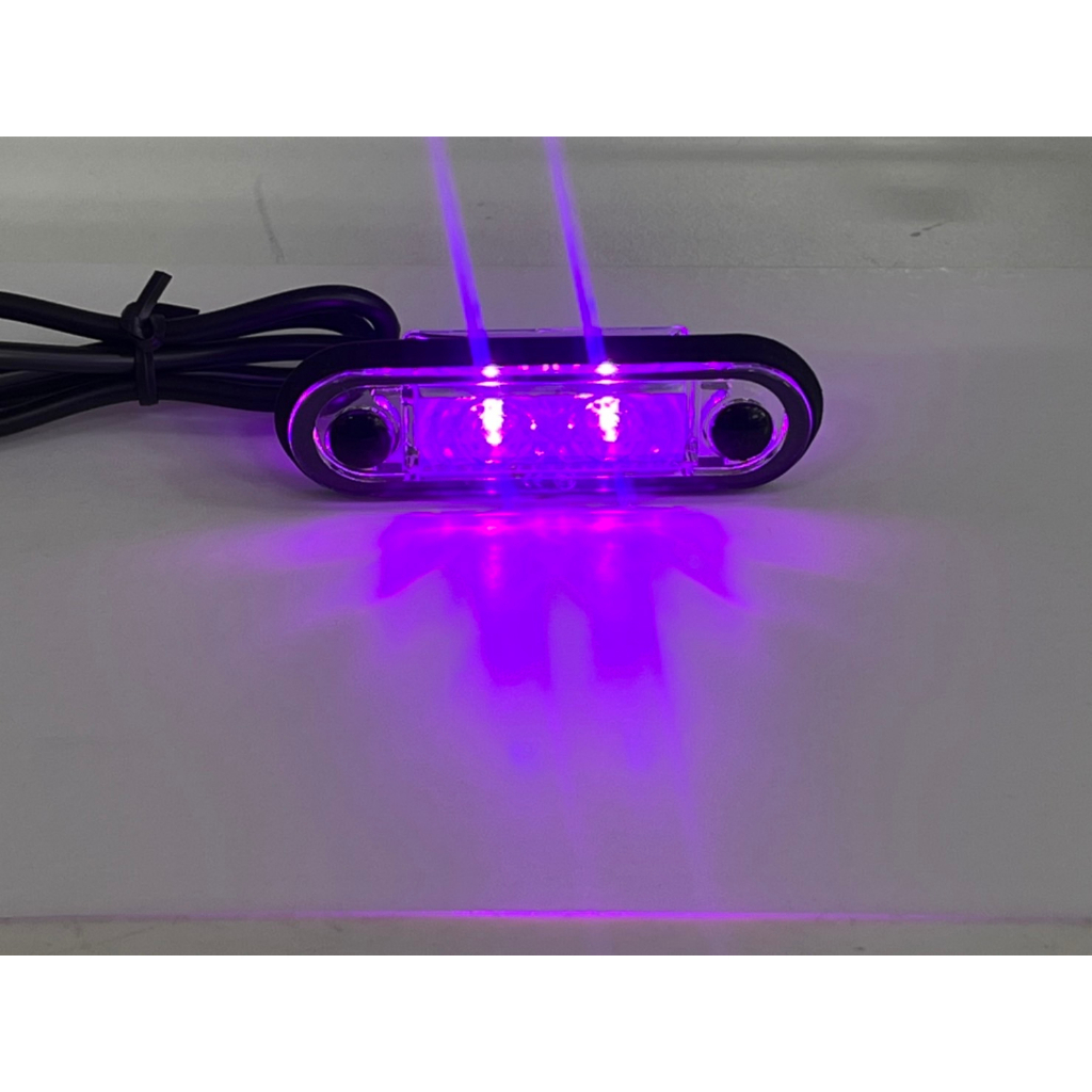 【高總裁LED 】台灣現貨 白鐵管專用小燈 2LED 崁入式 防水 12V 24V 大車 LED小燈 MAN | 蝦皮購物