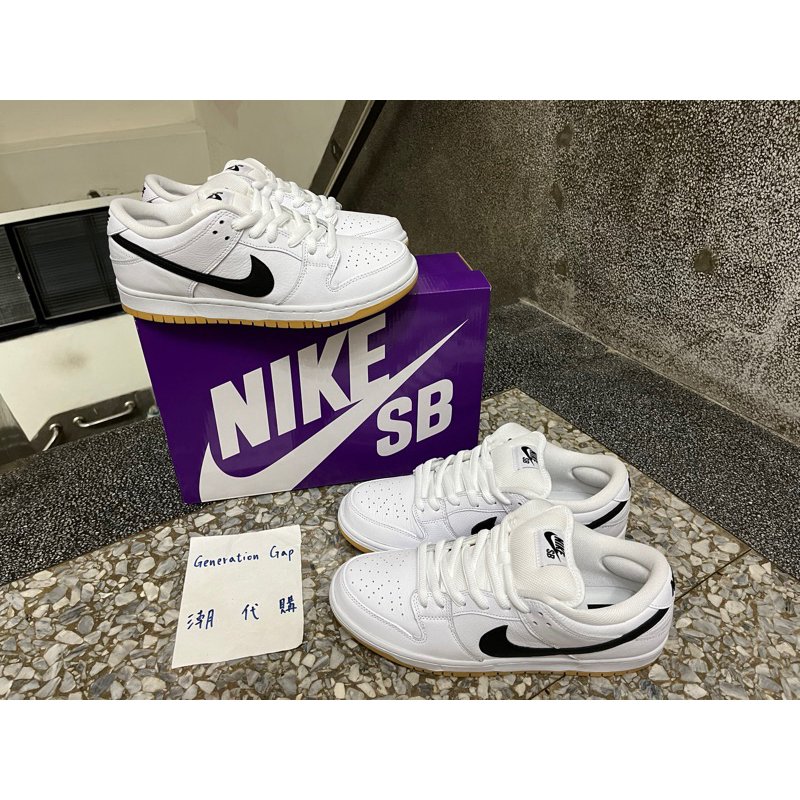 Nike SB Dunk Low Pro White Gum CD2563101 白底黑勾全新台灣公司貨