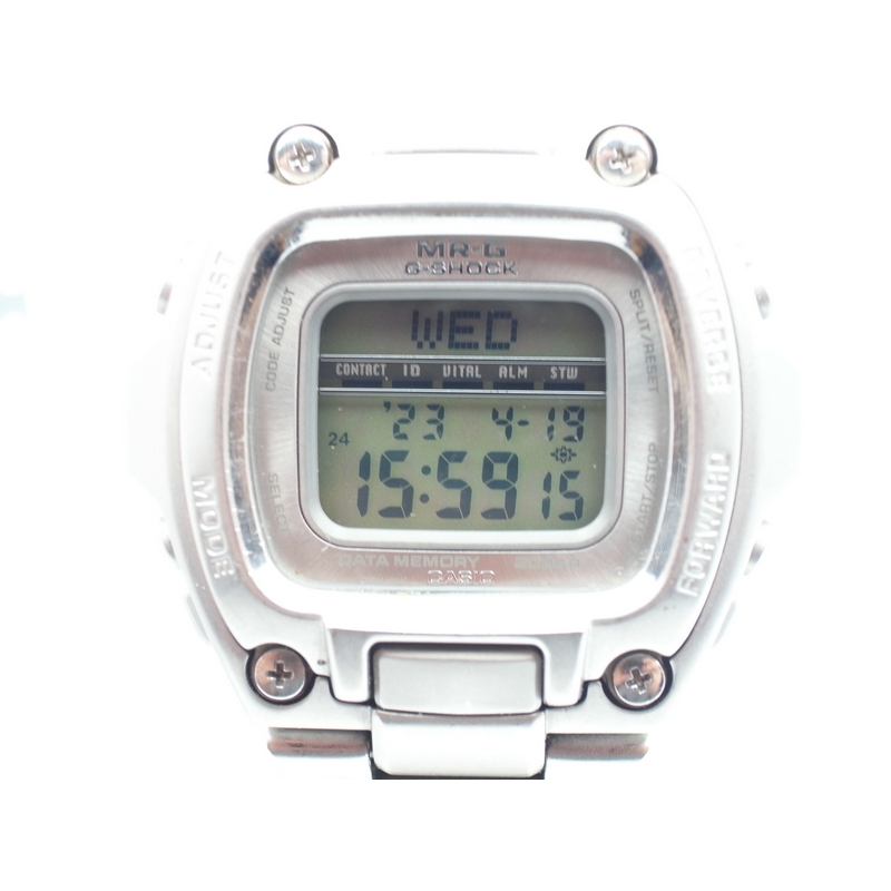 美品、現貨)(日本製)CASIO G-SHOCK MRG-210(全不鏽鋼)( 200M潛水電子錶