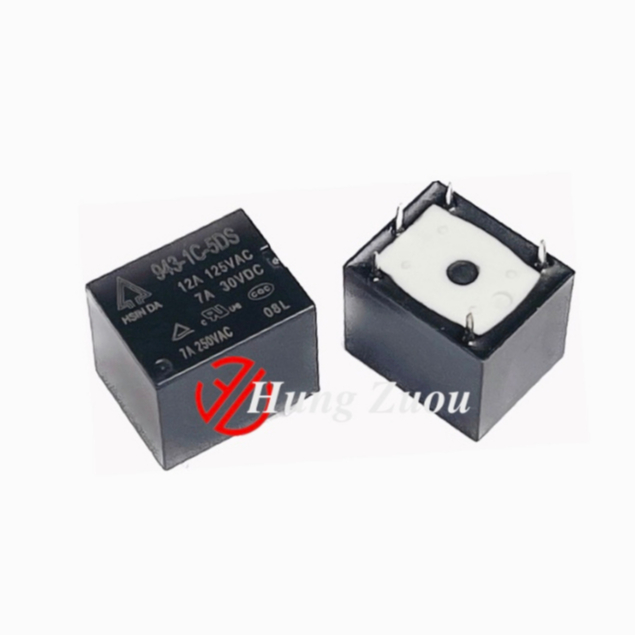 943-1C-24DS 24VDC-7A 5ピンリレー （12V小型リレー 接点容量:1A