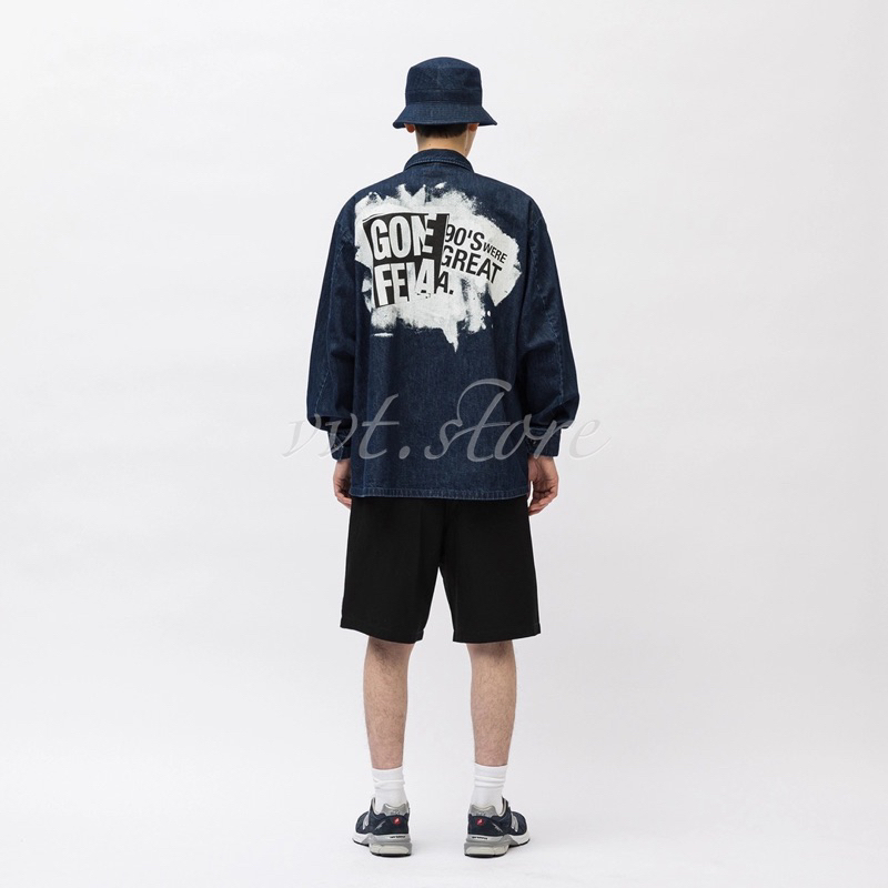 WTAPS 23SS JMOD / LS / COTTON. DENIM. PASTHG 長袖襯衫外套