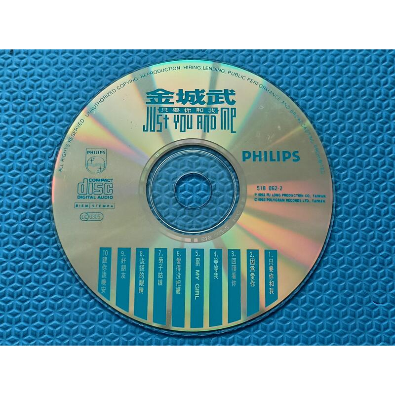 金城武-只要你和我Just You And Me專輯-1993年Polygram寶麗金PHILIPS台灣版 | 蝦皮購物