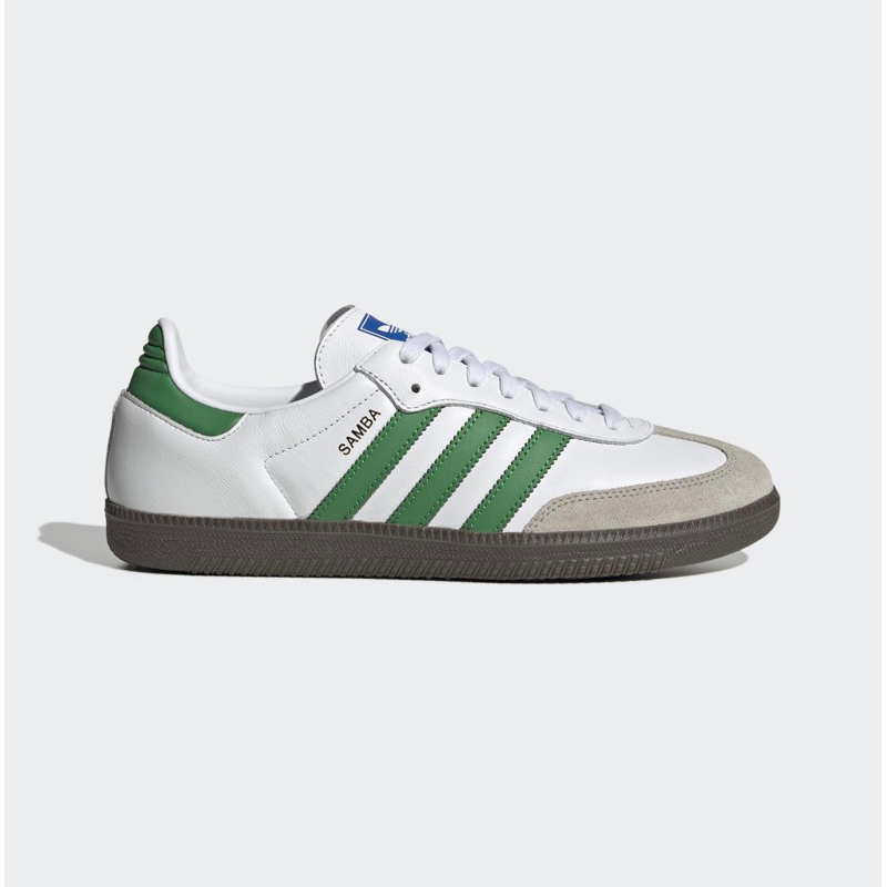 官網公司貨Adidas Originals Samba OG 綠白uk8.5 us9 27cm | 蝦皮購物