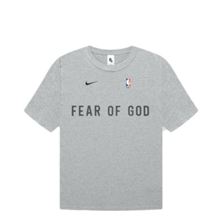 全新Nike x Fear of God FOG x NBA 限量聯名圓領短袖T恤灰/米/燕麥三色