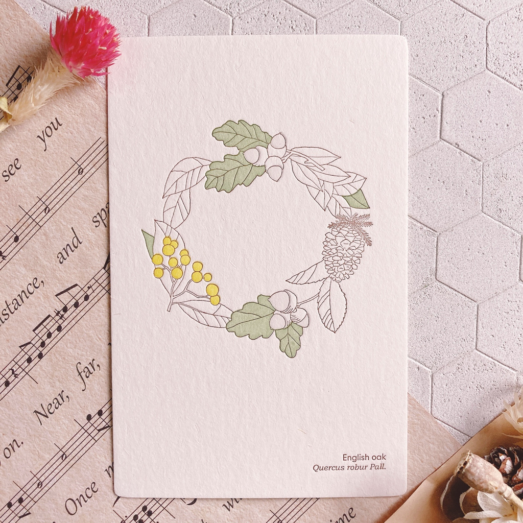 [嗨賴文具] Hutte paper work | 凸板印刷 質感明信片 | 蝦皮購物
