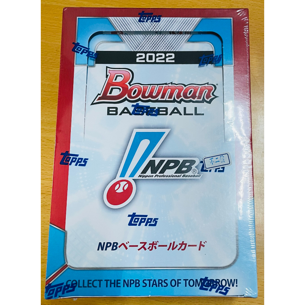 全新未開封棒球卡卡盒日本職棒2022 Topps NPB Bowman Baseball