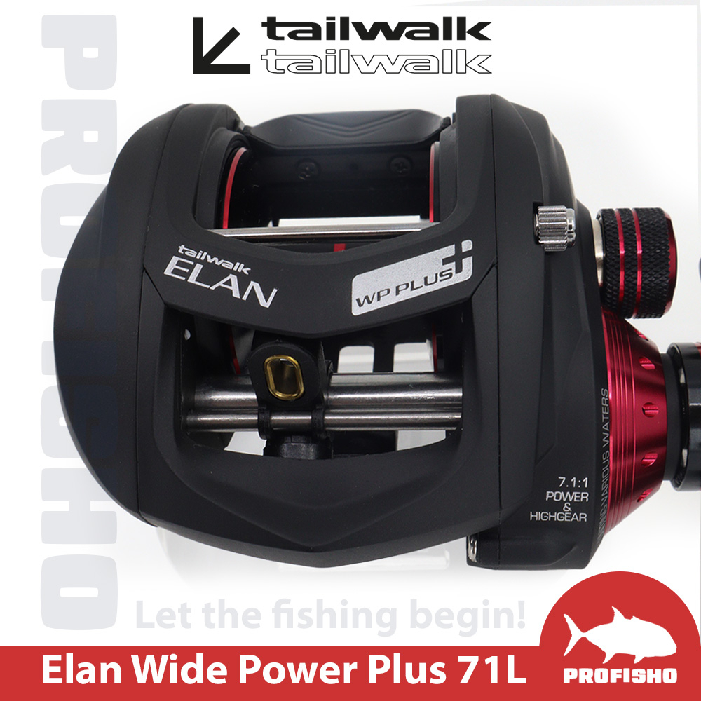 搏漁所釣具】tailwalk Elan Wide Power Plus 71L 左右手小烏龜捲線器兩