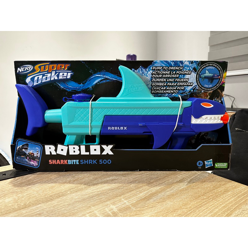 NERF ROBLOX SHARKBITE SHRK 500 水槍 （台灣未發售） | 蝦皮購物