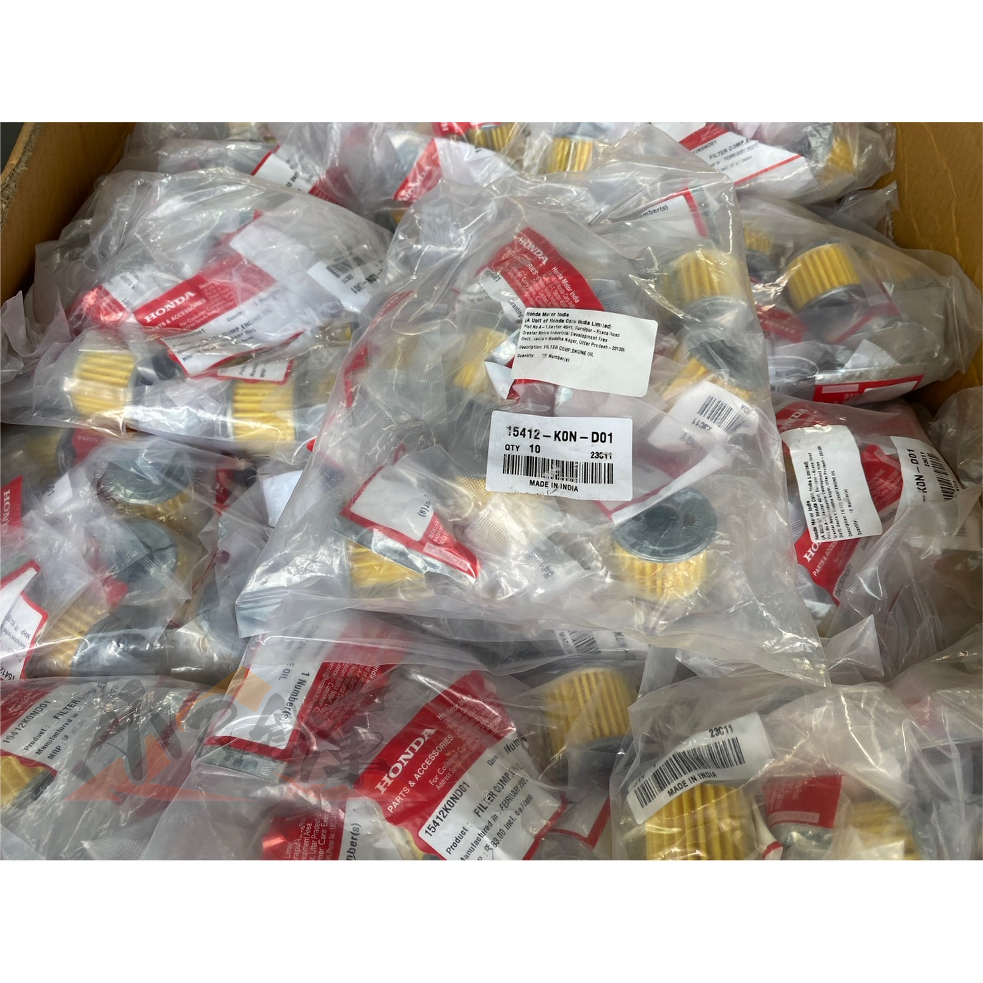 SIKUAI Filtro Olio Moto Per CB125F | 15412-K0N-D01 In ABS Giallo | Alta Portata E Filtrazione Efficace