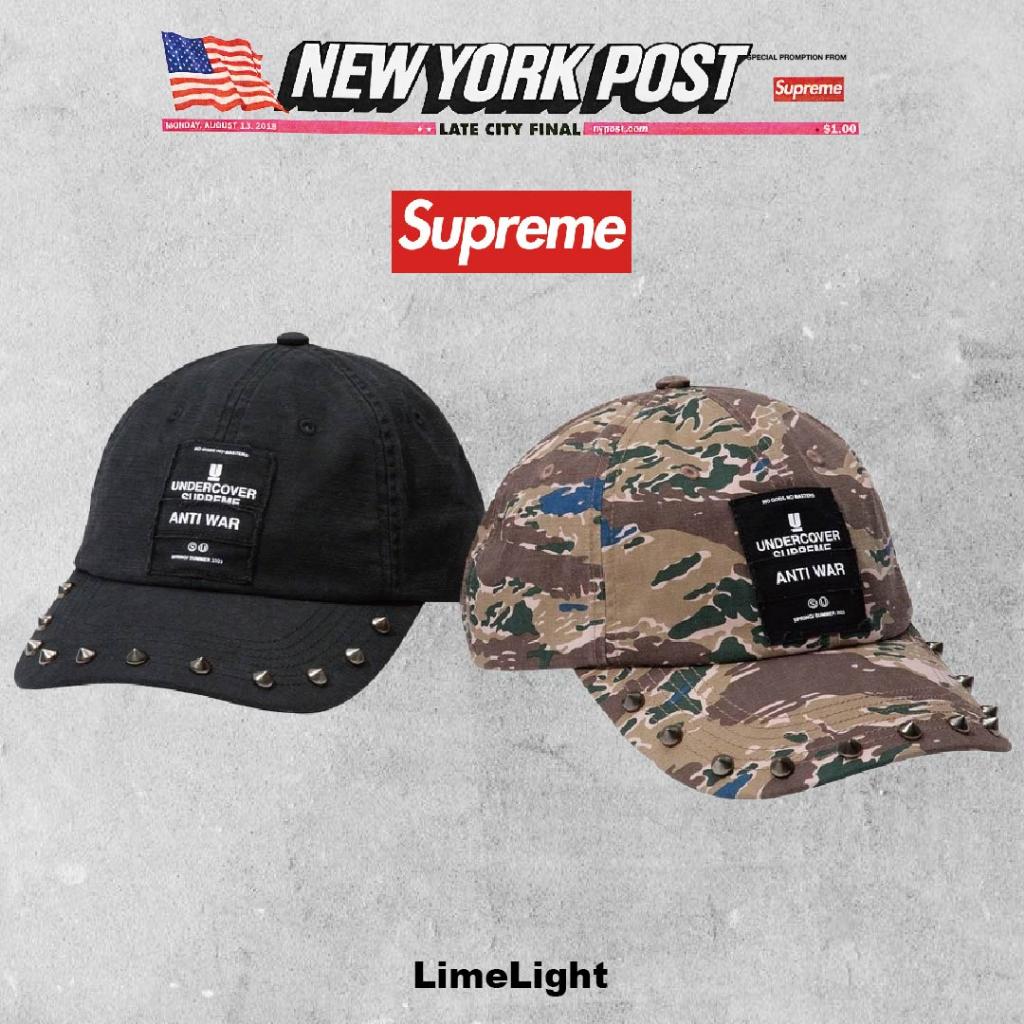 ☆LimeLight☆ 2023 S/S Supreme Undercover Studded 6 Panel 帽聯名