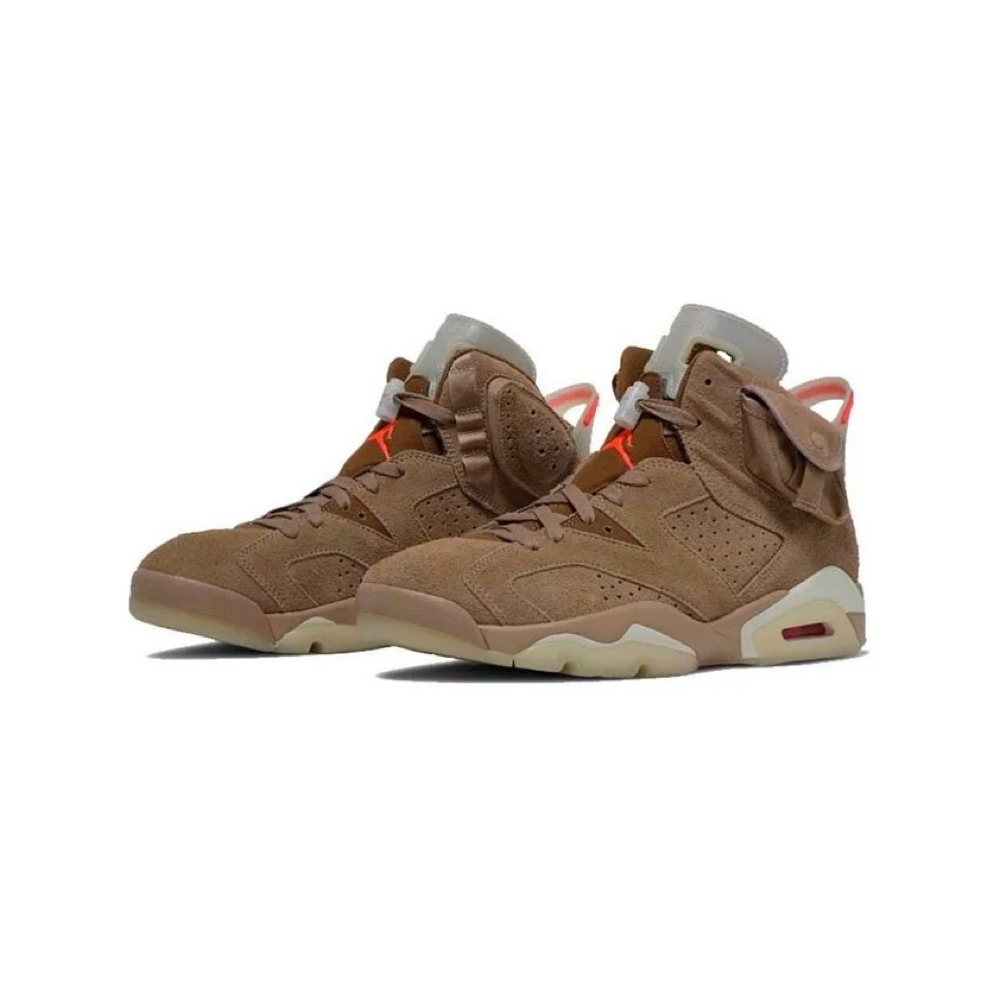 Fashion SPLY】Air Jordan 6 x Travis Scott 卡其棕DH0690-200 229