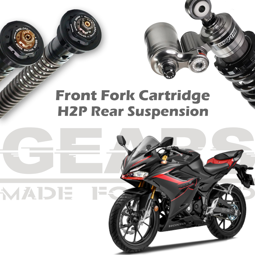 【GEARS集亞】HONDA CBR150R H2P 雙瓶預載可調後避震器/FFC250TT前叉內管套件 蝦皮購物