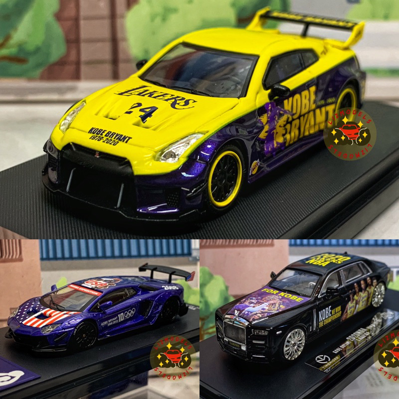 🔅里氏模型車TM 1/64 科比KOBE NBA 勞斯萊斯藍寶堅尼lamborghini Time