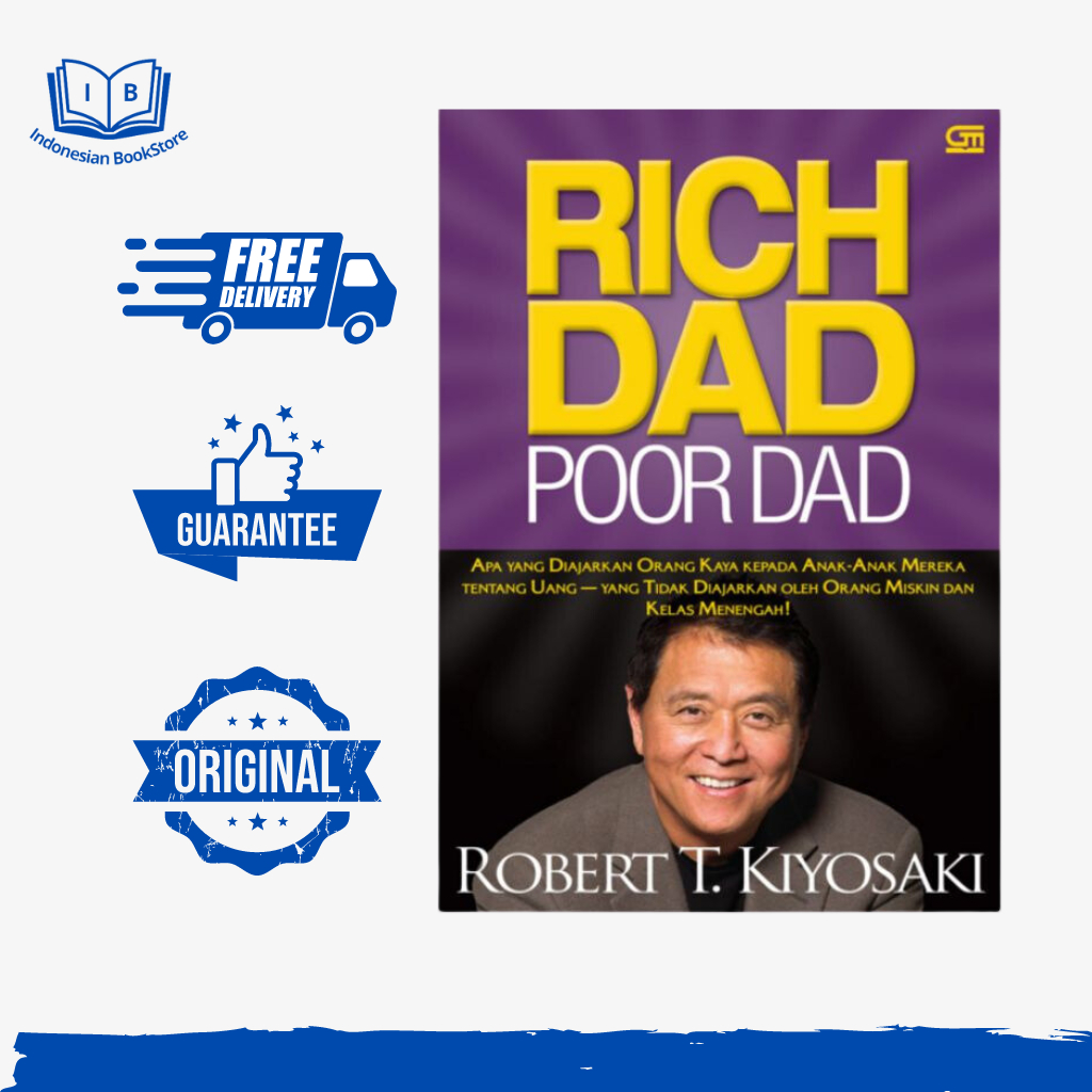 Buku Rich Dad Poor Dad Robert T Kiyosaki Bahasa Indonesia 蝦皮購物