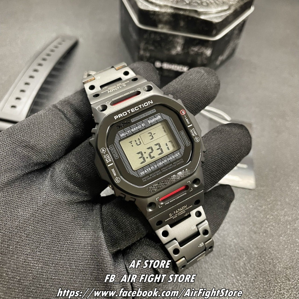 AF Store* G-SHOCK DW-5600E 機甲戰士改裝全不鏽鋼樣式DW-5600E-1 副廠