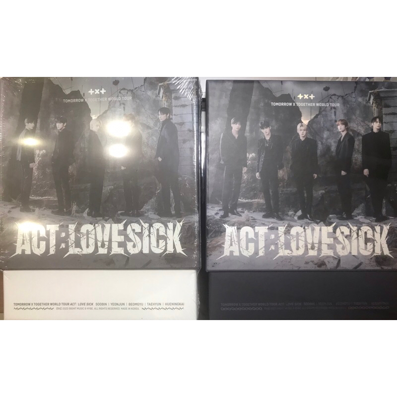 TXT ACT:LOVESICK 世巡DVD 數位版兩版合購| 蝦皮購物