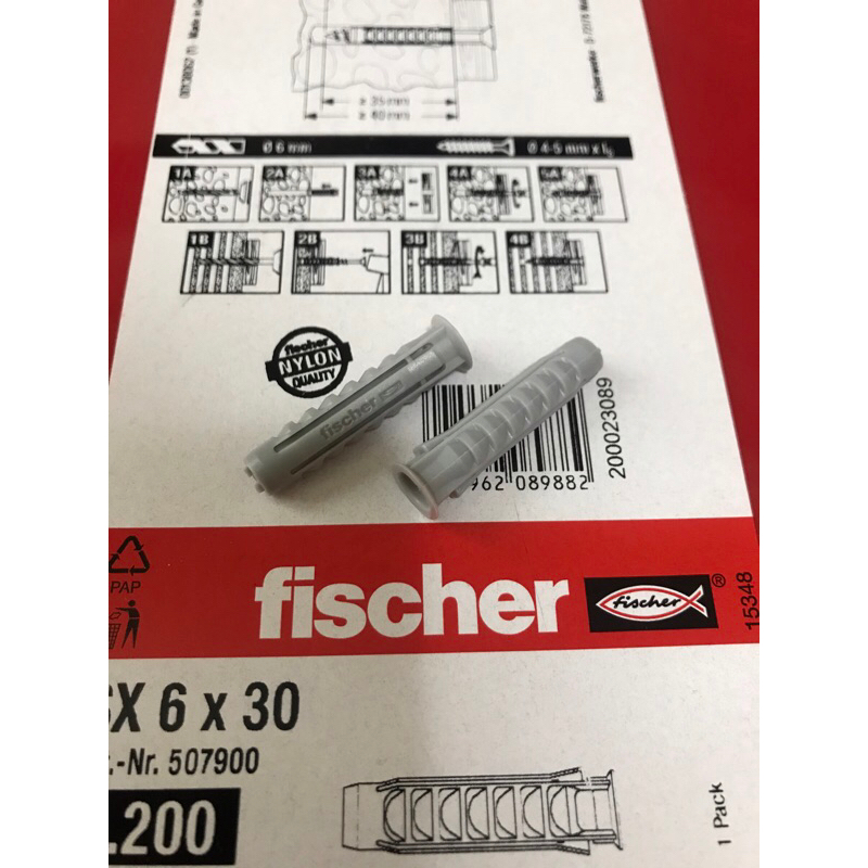 【FISCHER】 塑膠安卡 SX系列 德國製 尼龍安卡 Nylon Anchors | 蝦皮購物