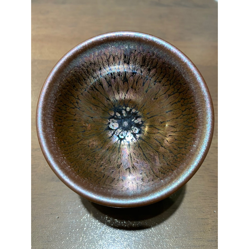 C293💚建窯建盞/建盞/鐵胎/建盞杯/軟化水質/茶杯/天目盞/窯變/曜變/喵