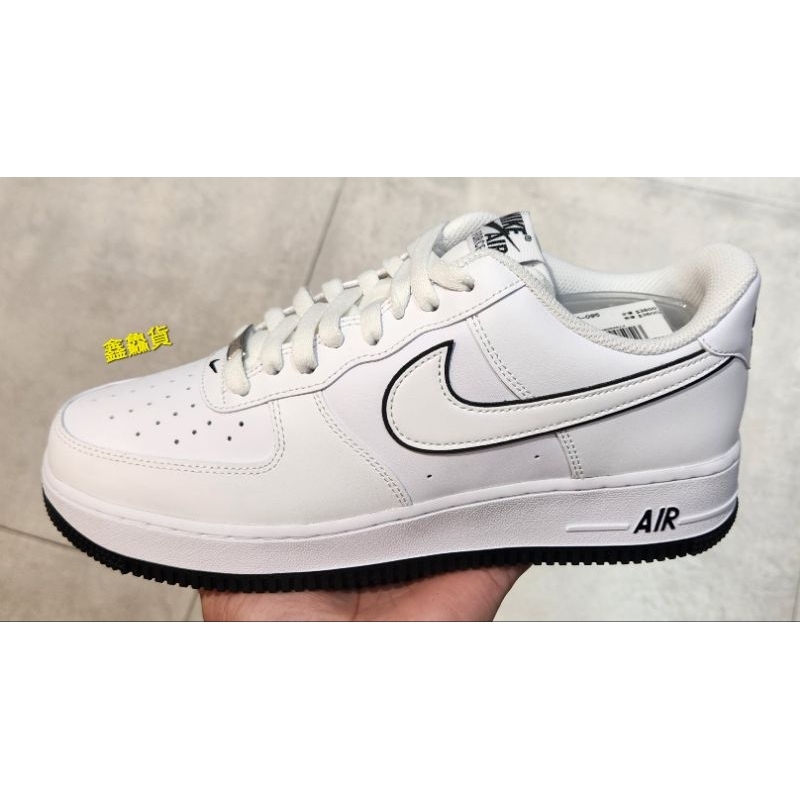 2023 七月NIKE AIR FORCE 1 07 AF1 復古休閒鞋白黑運動鞋DV0788-103