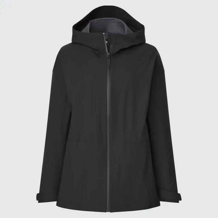 Women blocktech coat on sale uniqlo