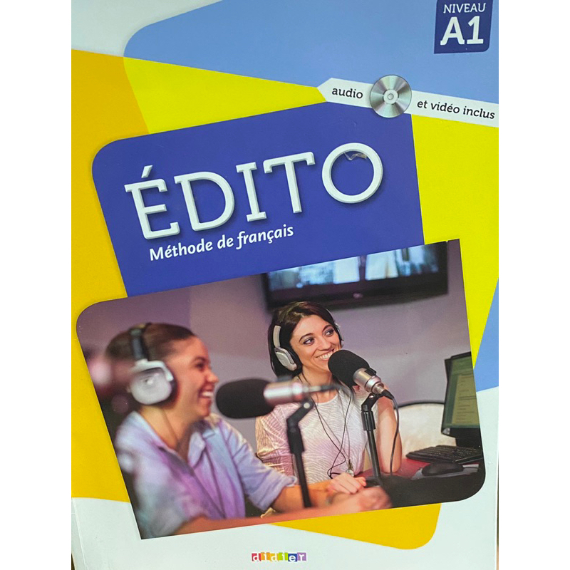 Édito A1 閱讀寫作課本 #二手書#講義#法文#法語#初級#初階 | 蝦皮購物
