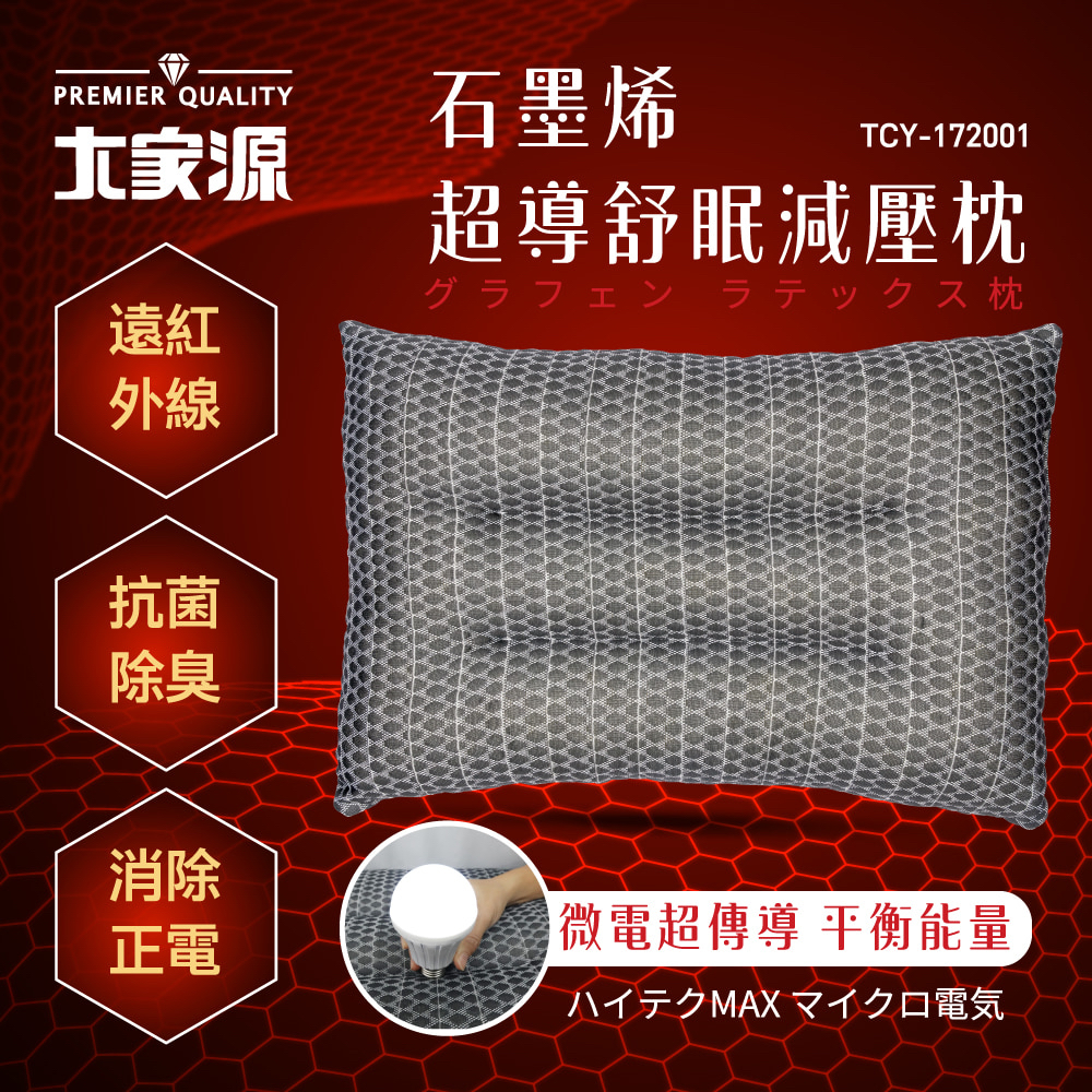 【禧從天降】大家源 石墨烯超導舒眠減壓枕 TCY-172001 | 蝦皮購物