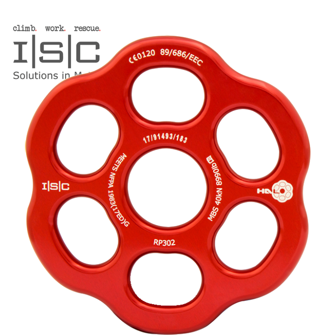 英國 ISC小分力盤 HALO Rigging Plate -Small 紅色 40kN | 蝦皮購物